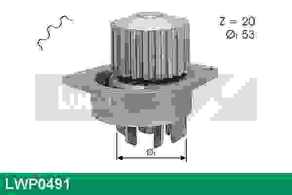 Pompe à eau LUCAS LWP0491