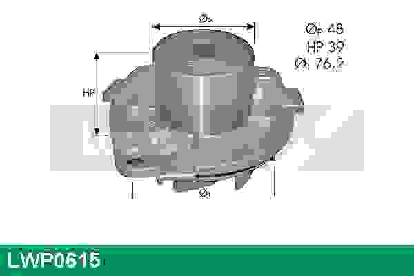 Pompe à eau LUCAS LWP0615