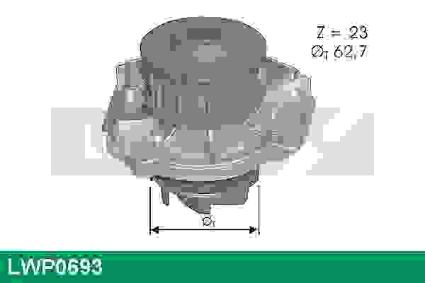 Pompe à eau LUCAS LWP0693