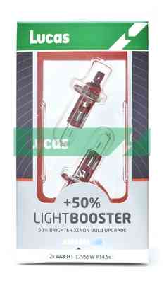 Ampoule 12V H1 55W LUCAS LLX448XLPX2 (blister de 2)