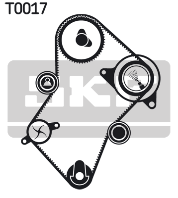 Kit de distribution SKF VKMA 03241