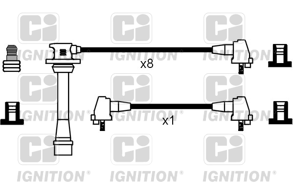 Faisceau d'allumage QUINTON HAZELL XC630