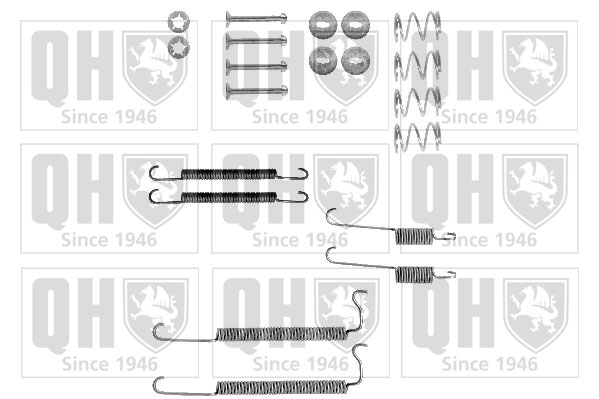 Kit d'accessoires de mâchoire de frein QUINTON HAZELL BFK250