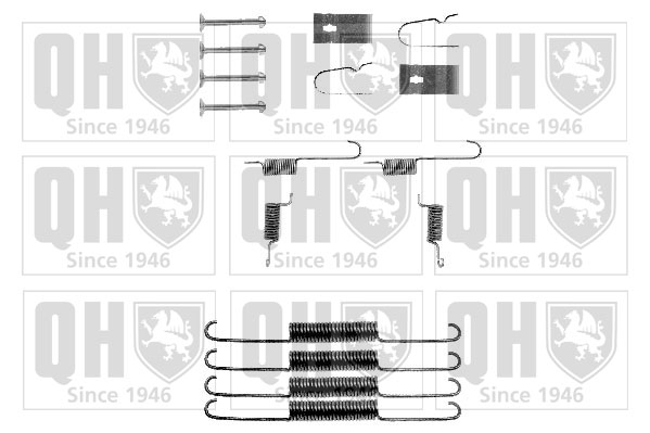 Kit d'accessoires de mâchoire de frein QUINTON HAZELL BFK270