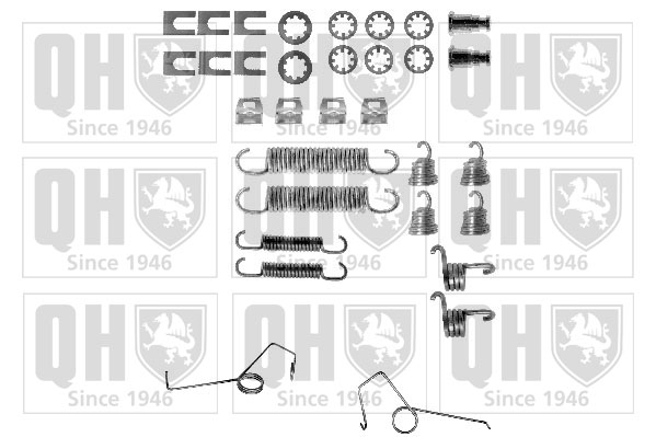 Kit d'accessoires de mâchoire de frein QUINTON HAZELL BFK280