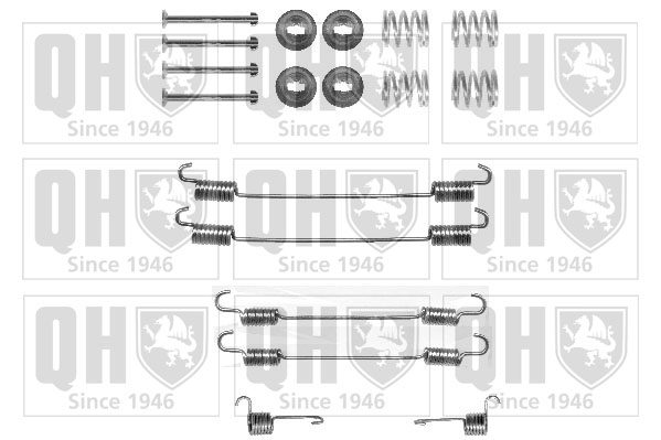 Kit d'accessoires de mâchoire de frein QUINTON HAZELL BFK396