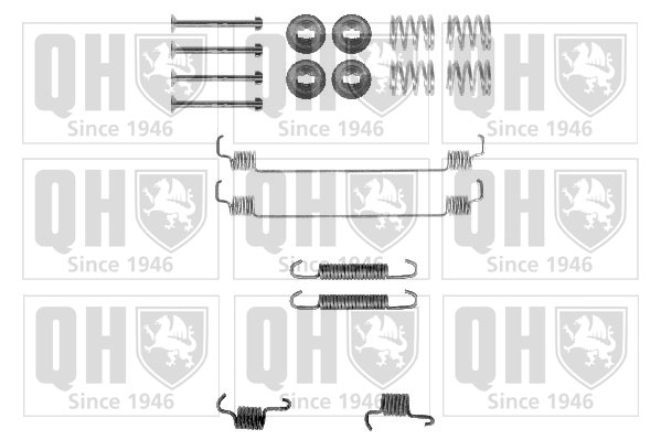 Kit d'accessoires de mâchoire de frein QUINTON HAZELL BFK417