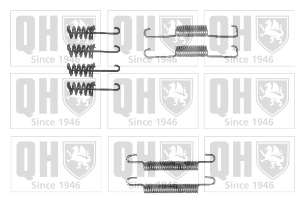 Kit d'accessoires de mâchoires de frein de stationnement QUINTON HAZELL BFK423