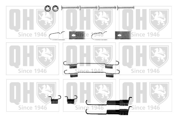Kit d'accessoires de mâchoire de frein QUINTON HAZELL BFK442