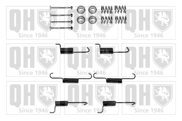 Kit d'accessoires de mâchoire de frein QUINTON HAZELL BFK458