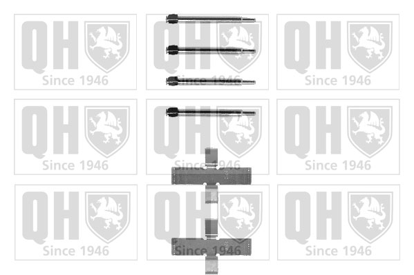 Kit de montage plaquettes de frein QUINTON HAZELL BFK600