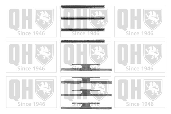 Kit de montage plaquettes de frein QUINTON HAZELL BFK660