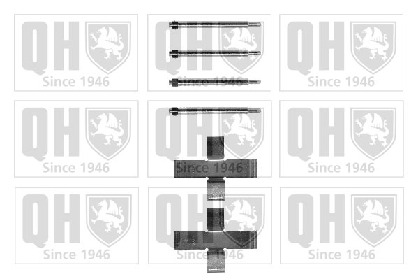 Kit de montage plaquettes de frein QUINTON HAZELL BFK817
