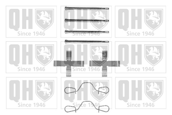 Kit de montage plaquettes de frein QUINTON HAZELL BFK825