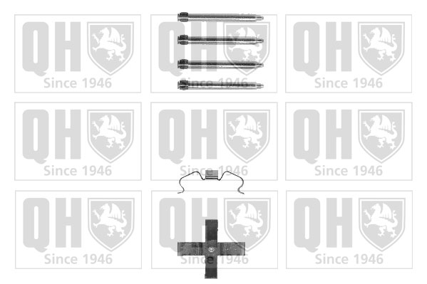 Kit de montage plaquettes de frein QUINTON HAZELL BFK840