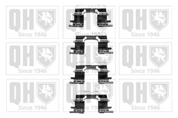 Kit de montage plaquettes de frein QUINTON HAZELL BFK888