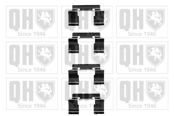 Kit de montage plaquettes de frein QUINTON HAZELL BFK892