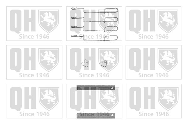 Kit de montage plaquettes de frein QUINTON HAZELL BFK908