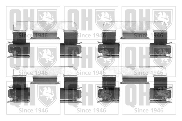 Kit de montage plaquettes de frein QUINTON HAZELL BFK920
