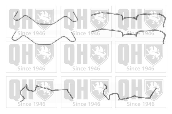 Kit d'accessoires de mâchoire de frein QUINTON HAZELL BFK943