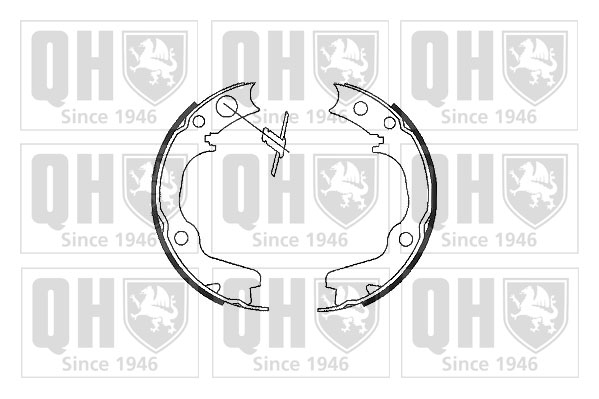 Jeu de mâchoires de frein (frein de stationnement) QUINTON HAZELL BS1097
