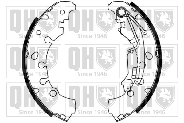 Mâchoires de frein QUINTON HAZELL BS1163