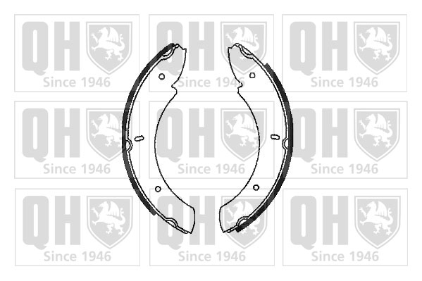 Jeu de mâchoires de frein (frein de stationnement) QUINTON HAZELL BS938
