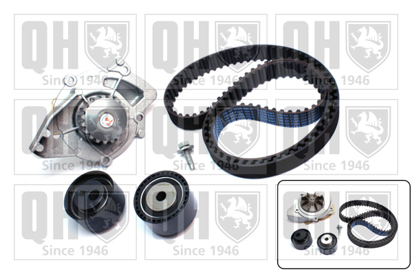 Kit de distribution + pompe à eau QUINTON HAZELL QBPK5860