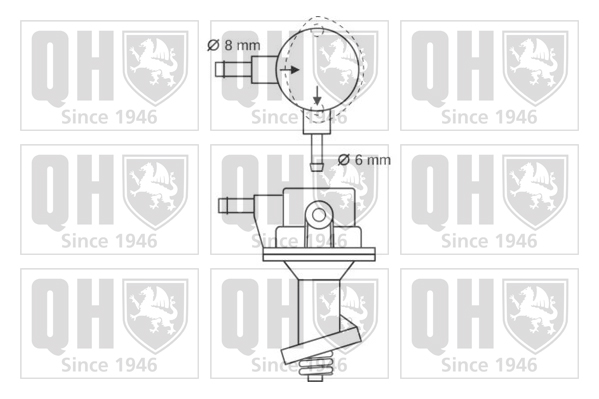 Pompe à carburant QUINTON HAZELL QFP75