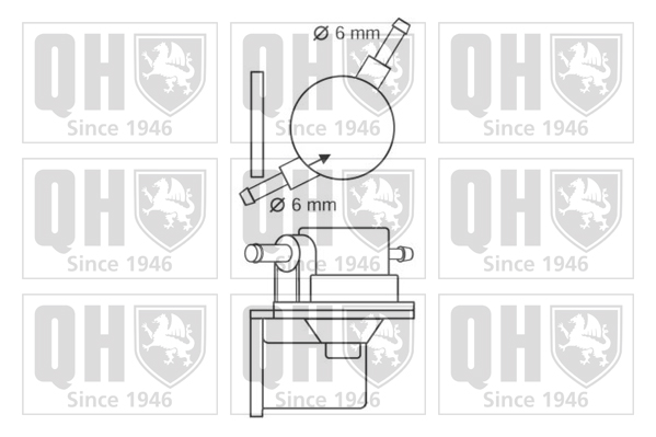 Pompe à carburant QUINTON HAZELL QFP79