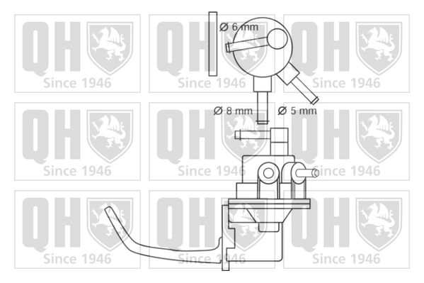 Pompe à carburant QUINTON HAZELL QFP95