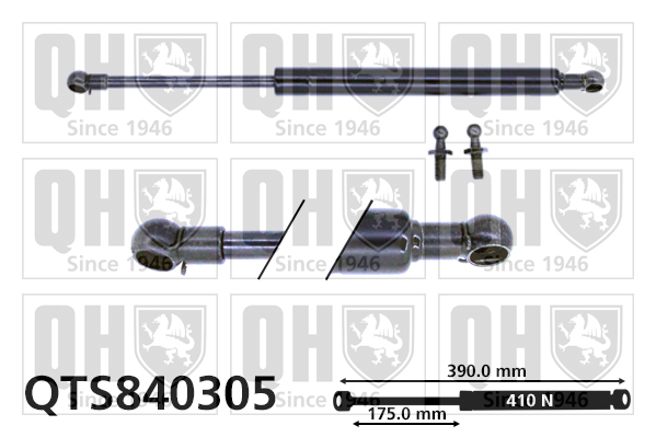 Vérin de capot QUINTON HAZELL QTS840305