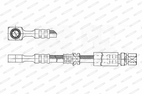 Flexible de frein FERODO FHY2237