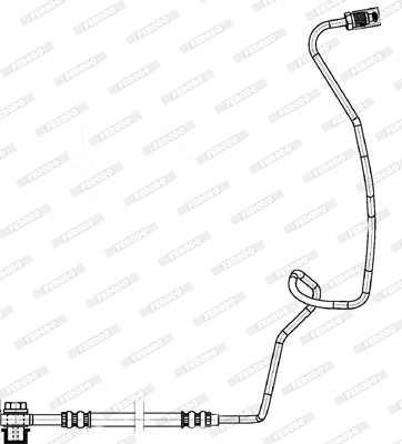 Flexible de frein FERODO FHY2518