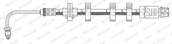 Flexible de frein FERODO FHY2580