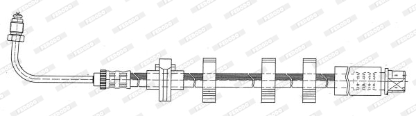 Flexible de frein FERODO FHY2581