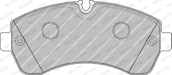 Jeu de 4 plaquettes de frein FERODO FVR1777