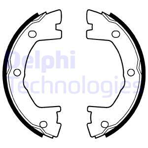 Jeu de mâchoires de frein (frein de stationnement) DELPHI LS2115