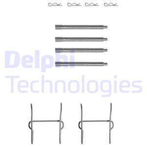 Kit de montage Jeu de 4 plaquettes de frein DELPHI LX0154