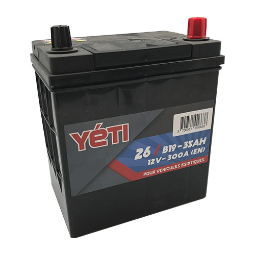YETI - Batterie voiture 12V 35AH 300A B19 (n°26)