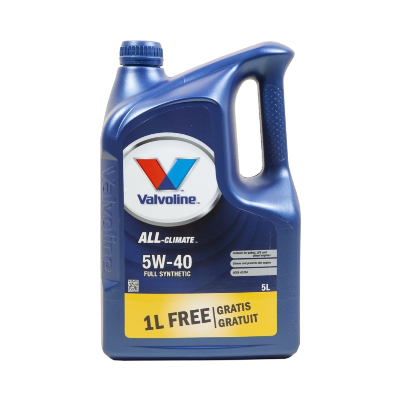 Huile moteur essence/diesel 5L VALVOLINE 5W40 (ALL-CLIMATE)