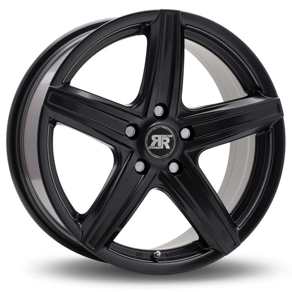 Jante aluminium 17 pouces RACER noir satin