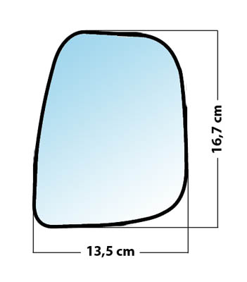 Miroir de rétroviseur droit MAD 3038