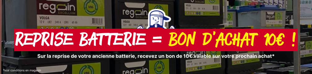 batterie bon de 10€