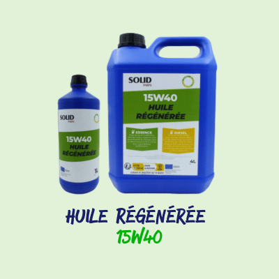 huile regeneree 15w40