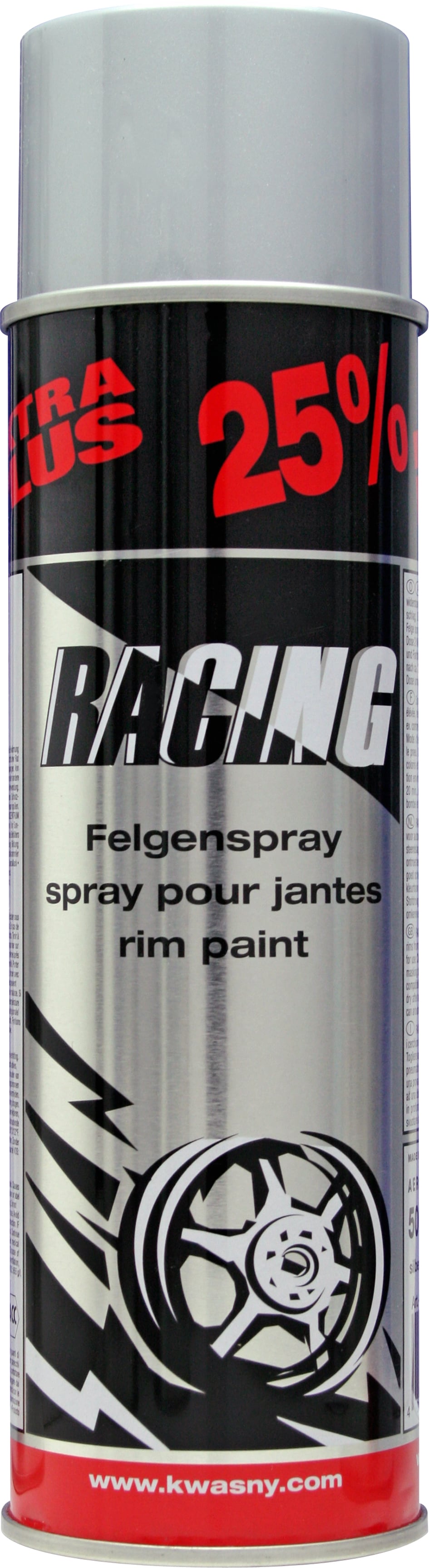 Bombe de peinture pour jantes - Argent - Racing - 400ml