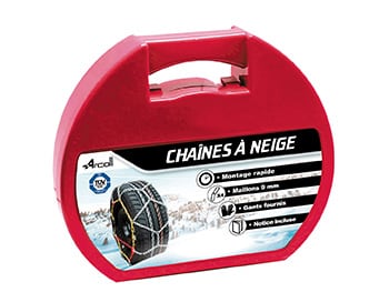 Chaine neige 9mm pneu 205/55R17