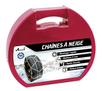 Chaines neige manuelle 9mm 195/65 R15 - 195 65 15 - 195 65 R15