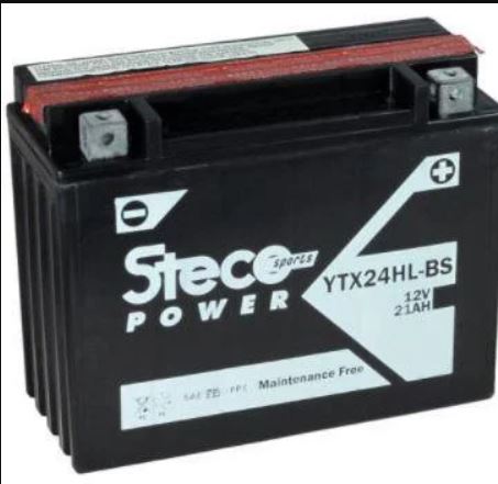Batterie moto 12V pas cher marque STECO