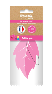 Désodorisant feuille FRIENDLY SMELL bubble gum